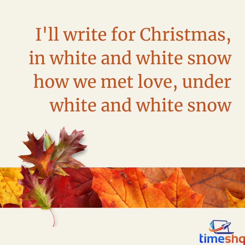Christmas Blessings Status with I